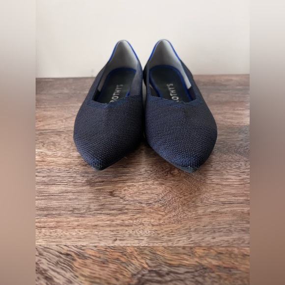Rothy’s The Point Maritime Navy Blue Flats Women’s Size 9 - Picture 7 of 11